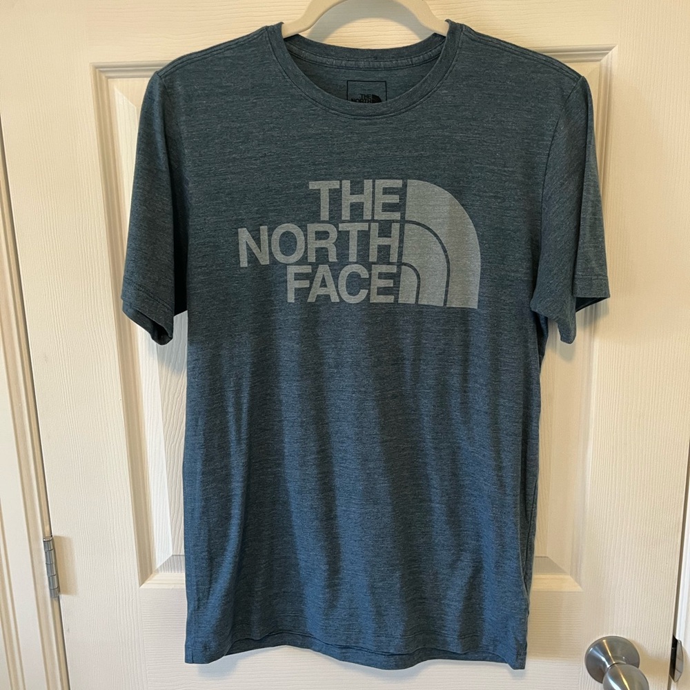 The North Face Men's Heathered Blue Tee